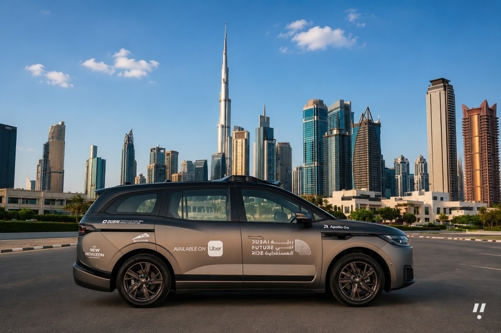Uber Riders in Dubai Can Now Hail Baidu's Driverless Apollo Go