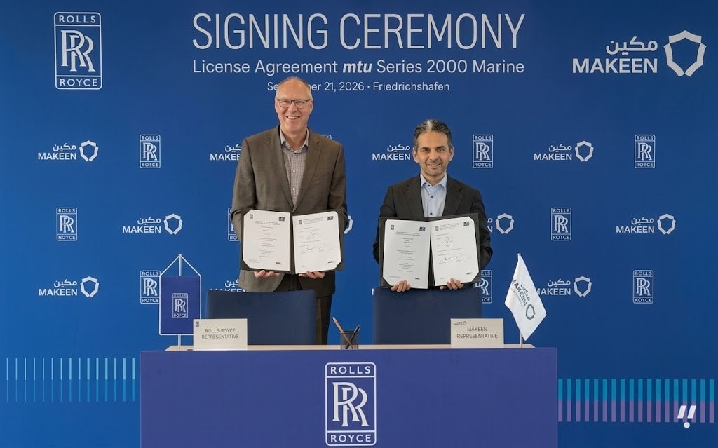 Rolls-Royce and MAKEEN Sign Deal to Build mtu Marine Engines in Saudi Arabia
